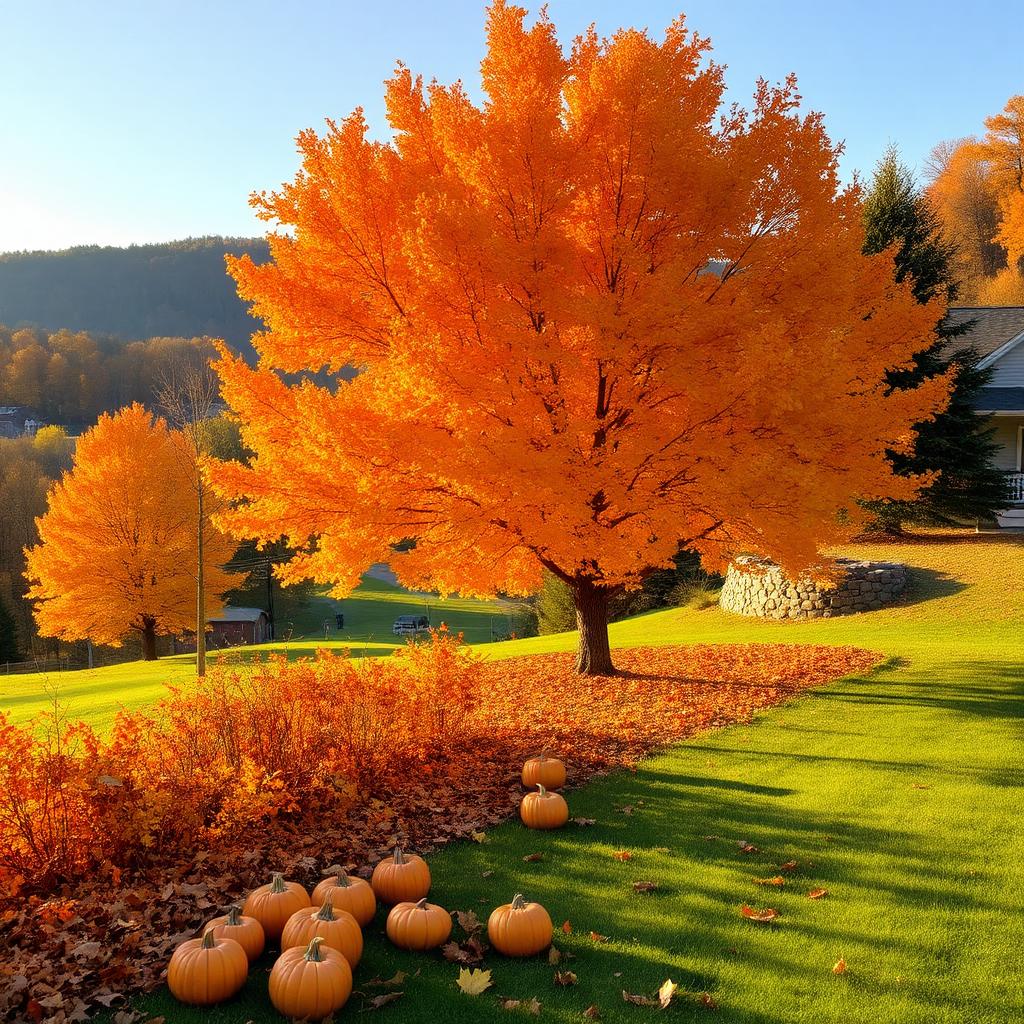 Autumn fall cleanup